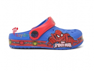 Giày sục Thái Lan Bé Trai Disana Spider Man (xanh)