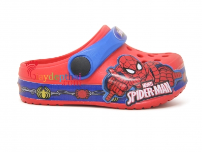 Giày sục Thái Lan Bé Trai Disana Spider Man (Đỏ)