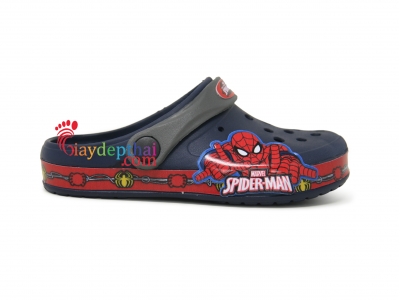 Giày sục Thái Lan Bé Trai Disana Spider Man (Navy)