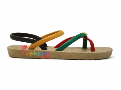 Giày Sandal Thái Lan Blackout (Vàng Đỏ Xanh)