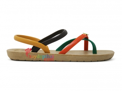 Giày Sandal Thái Lan Blackout (Vàng Cam Xanh)