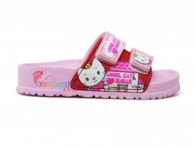 Dép Thái Lan Bé Gái Apple Hello Kitty AP 3981 (Hồng Nhat)