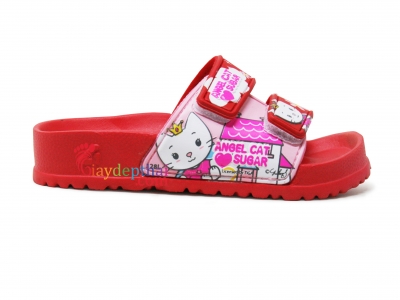 Dép Thái Lan Bé Gái Apple Hello Kitty AP 3981 (Đỏ)