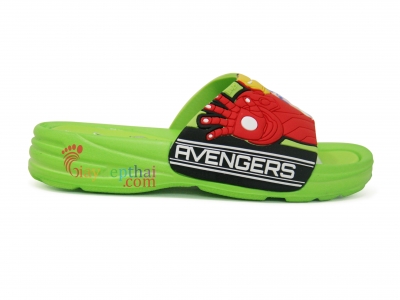 Dép Thái Lan quai ngang bé trai ADDA AVENGERS 31R1T (Xanh Lá))