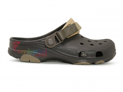 Giày sục nam Crocs Clog (Nâu)