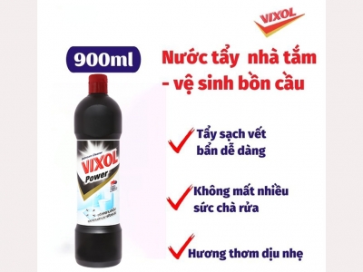 Nước tẩy bồn cầu & nhà tắm Vixol Power 900ml