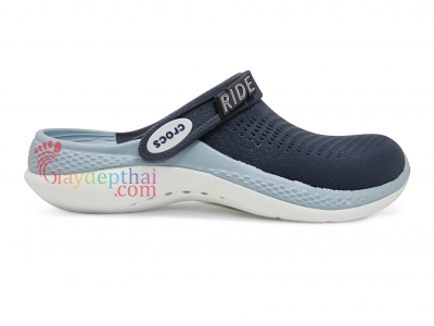 Giày sục nam nữ Crocs Literide 360 Clog (Navy)