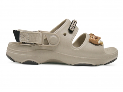 Sandal bé trai bé gái Crocs Classic All-Terrain hai quai (Kem)