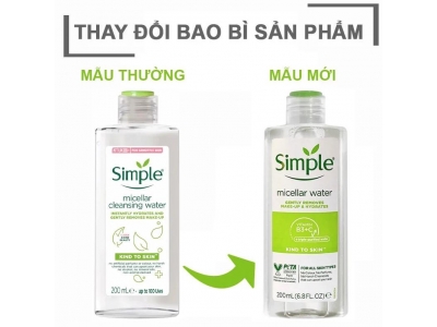 Nước Tẩy Trang Lành Tính Simple Kind To Skin Micellar Cleansing Water