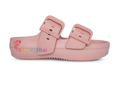 Dép  nữ Thái Lan quai ngang Moniga MNG Toast (Hồng)
