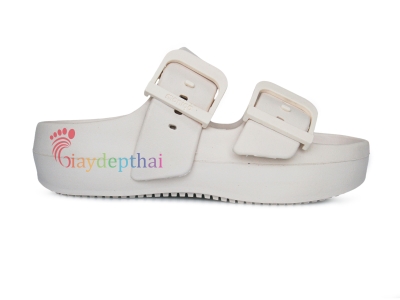 Dép  nữ Thái Lan quai ngang Moniga MNG Toast (Trắng)