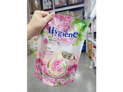Nước xả vải Hygiene Expert Care túi 1.3L Sunrise Kiss (Hồng)