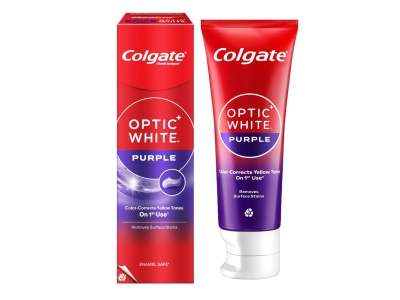 Kem đánh răng Colgate Optic White Purple 150g