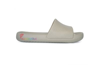 [36-45] Dép nam nữ Thái Lan quai ngang Konnichiwa Akio (Xám)