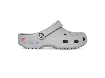 Giày sục nữ Crocs Classic (Xám)
