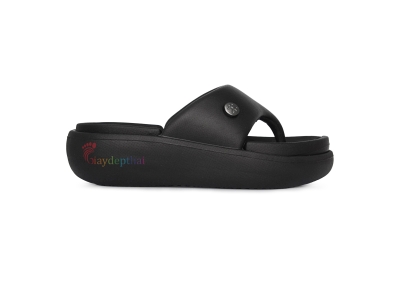 Dép Thái Lan quai kẹp Konnichiwa Junko cao 5p (Đen)