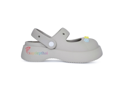 Giày sục nữ Thái Lan Konnichiwa Ami (Xám)