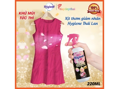 Xịt Thơm Chống Nhăn Quần Áo HYGIENE Thái Lan 220ml