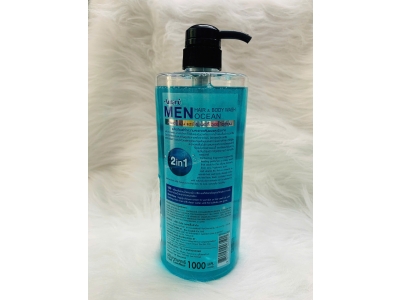 Sữa Tắm Gội Dành Cho Nam Amore Men 1000ml (Xanh dương)