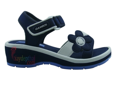  Giày Sandal Thái Lan bé gái Gambol GK24006 (Navy)