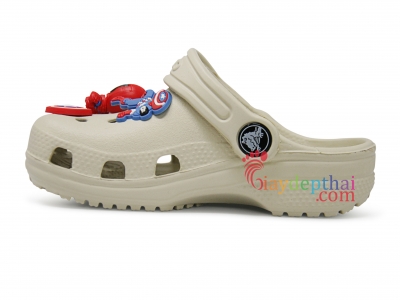 Giày sục bé trai Crocs Classic Clog (Kem)