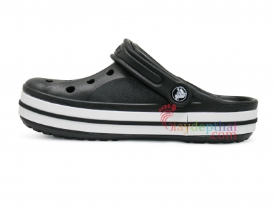 Giày sục unisex nam nữ Crocs Bayaband Clog 205089 (Đen)