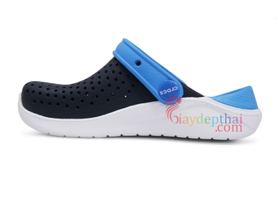 Giày sục nam nữ Crocs Literide (Navy Xanh)