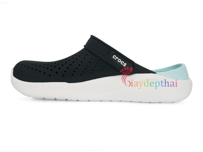 Giày sục nam nữ Crocs Literide (Xanh ngọc Navy)