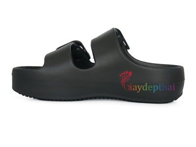 Dép  nữ Thái Lan quai ngang Moniga MNG Toast (Đen)