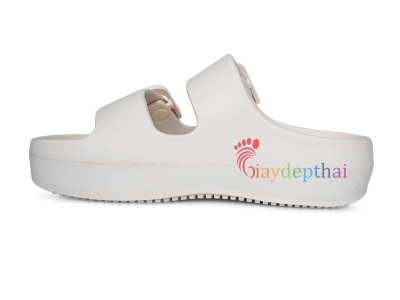 Dép  nữ Thái Lan quai ngang Moniga MNG Toast (Trắng)