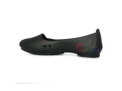 Giày nhựa nữ Thái Lan Moniga MNG Winter 1 (Đen)