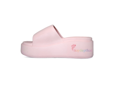 Dép nữ Thái Lan quai ngang Konnichiwa Mio, cao 6p (Hồng)