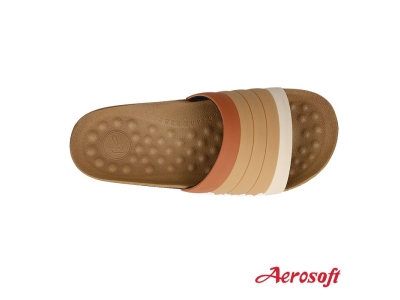 Dép nam nữ Thái Lan quai ngang Aerosoft SU5043 (Nâu bò)