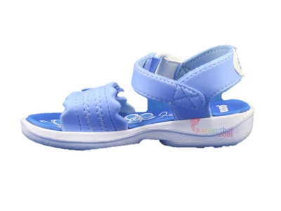 Giày Sandal bé gái Kito 8093 (Xanh)