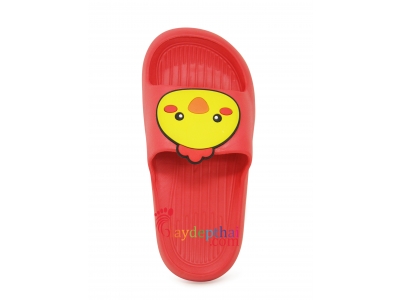 Dép Thái Lan Bé Gái Monokids AD01 Chicky (Đỏ)