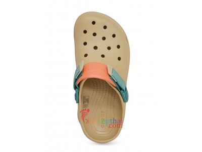 Giày sục nam nữ Crocs Clog (Nâu Bò)