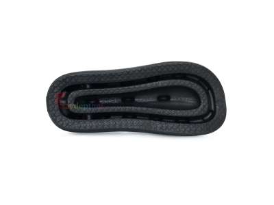 Dép nữ Thái Lan quai ngang Konnichiwa Mio, cao 6p (Đen)