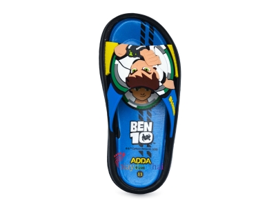 Dép Thái Lan quai ngang bé trai Ben 10 ADDA 91A48 (Xanh)