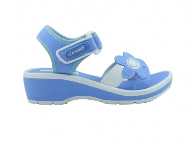 Giày Sandal Thái Lan cho bé gái Gambol GK24006 (Xanh)