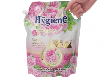 Nước xả vải Hygiene Expert Care túi 2L Sunrise Kiss (Hồng)