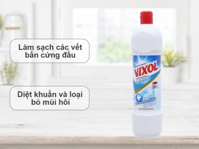 Nước tẩy bồn cầu & nhà tắm Vixol White 900ml